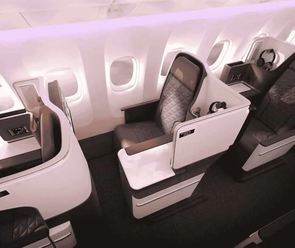 Delta One First Class Business Class Seat