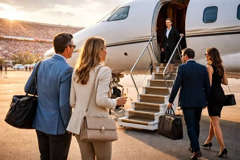 upgrade global event experience with a private jet