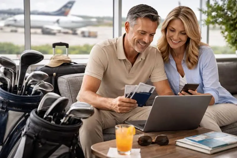 A Golfer's Guide to Last-Minute Business- and First-Class Flights