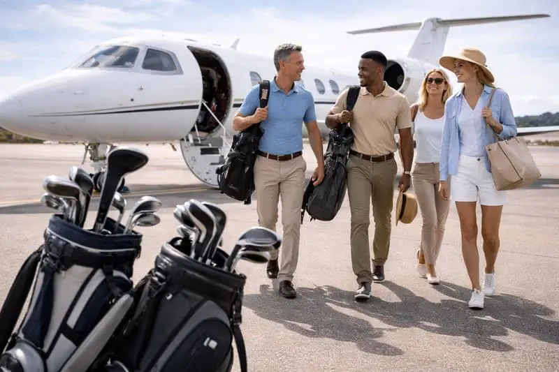Should You Book a Private Jet or Commercial Flight for Your Next Golf Trip