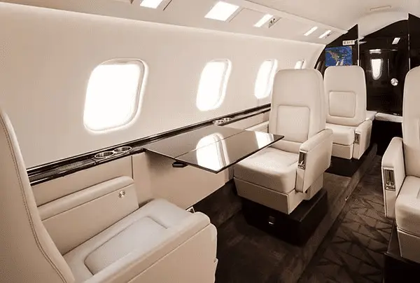 Midsize Jets Interior