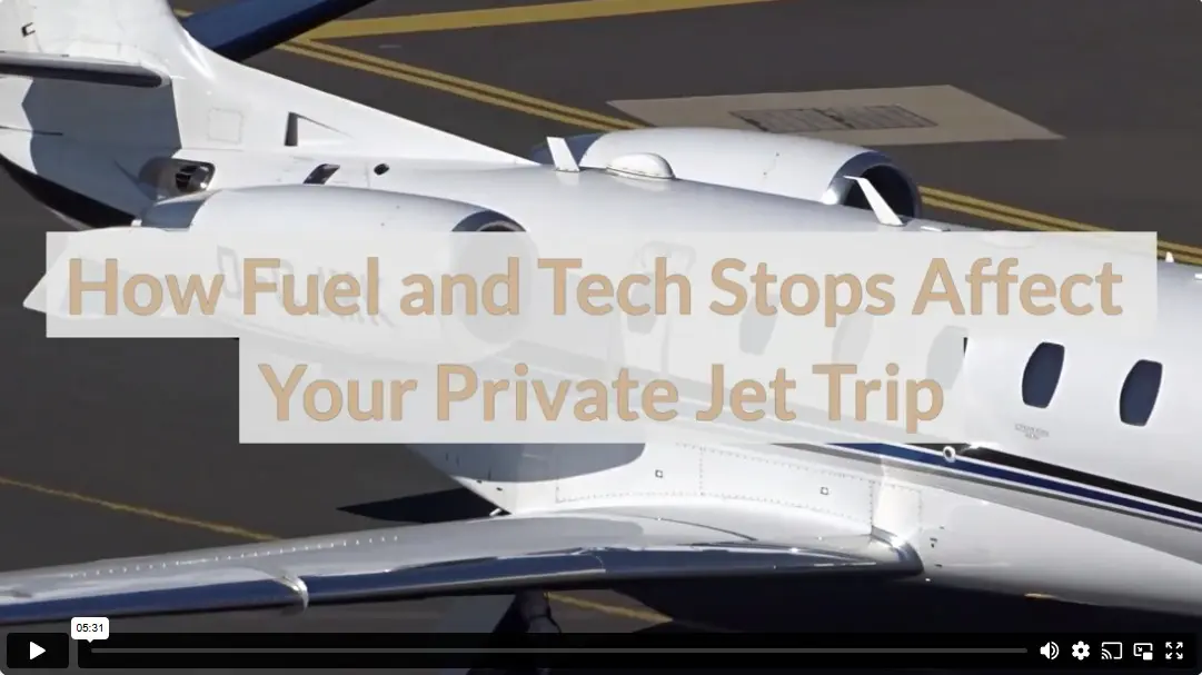 How Fuel and Tech Stops Affect Your Private Jet Trip