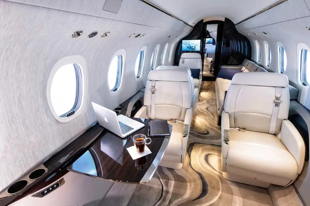 Super Midsize Jets Interior
