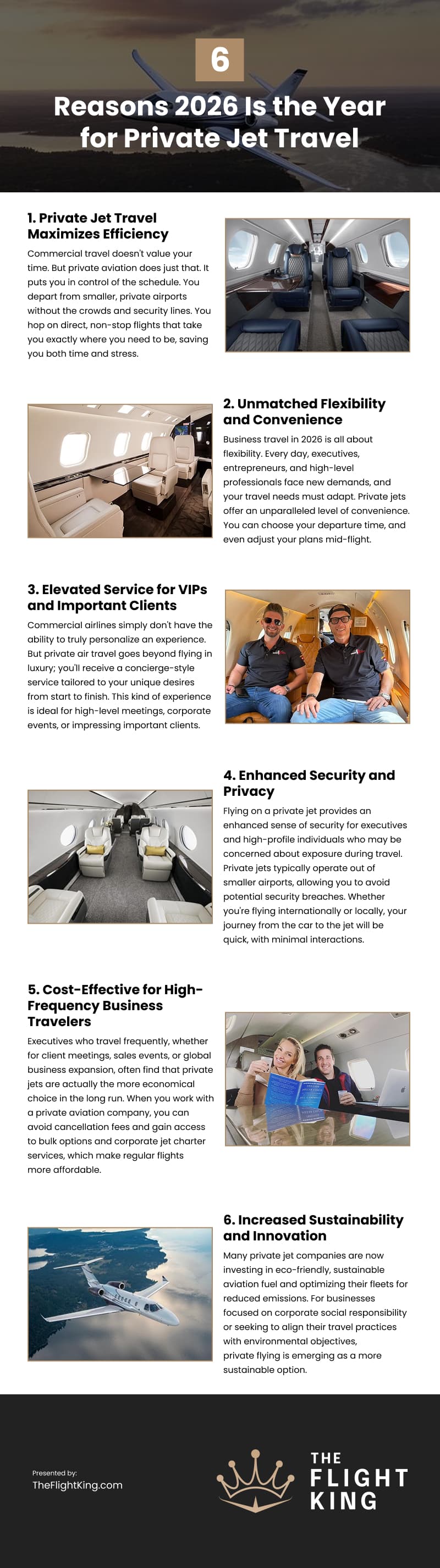 6 Reasons 2026 Is the Year for Private Jet Travel Infographic