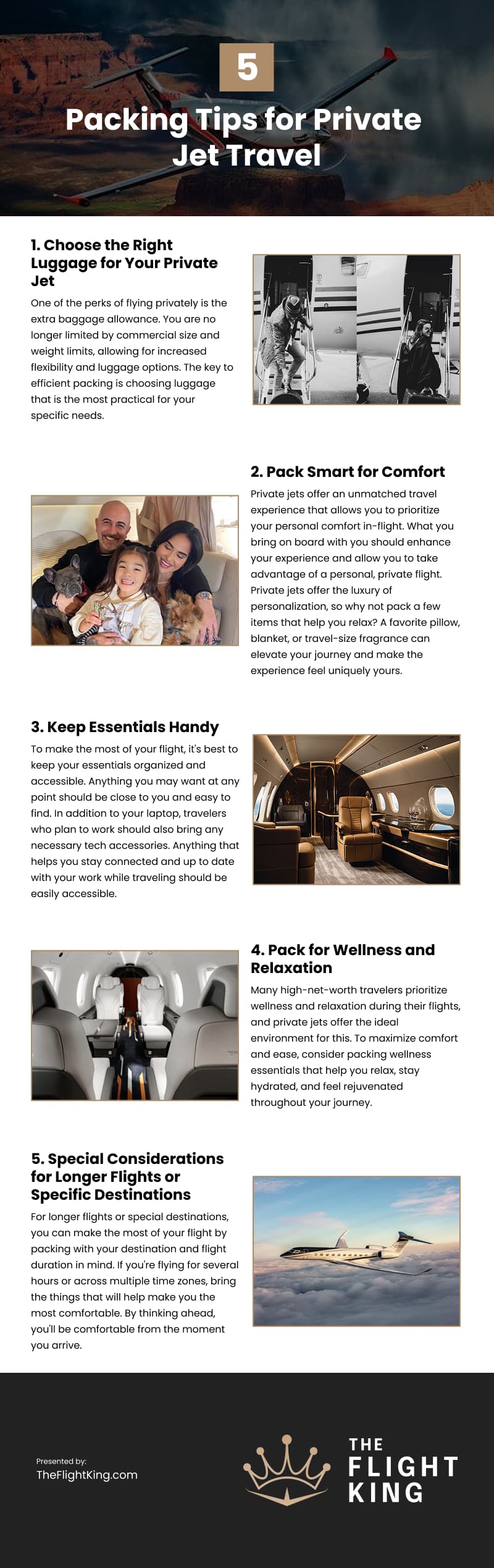 5 Packing Tips for Private Jet Travel Infographic 5 Packing Tips for Private Jet Travel Infographic